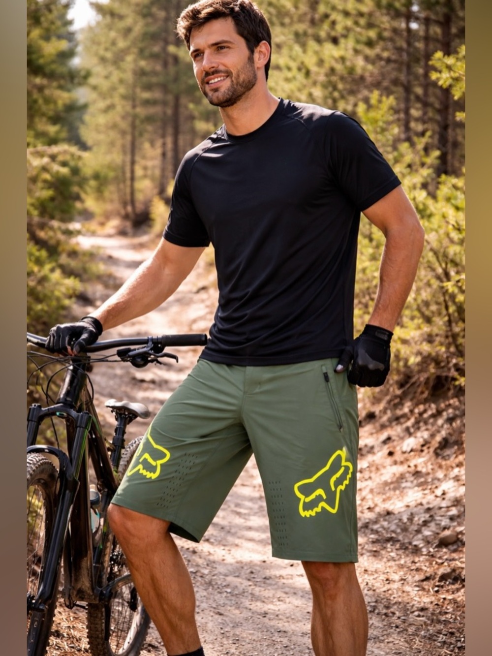 Fox Racing Men’s Defend Mountain Biking Shorts size 36 Trail Adventure Off Road